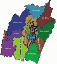 Manipur map Manipur map